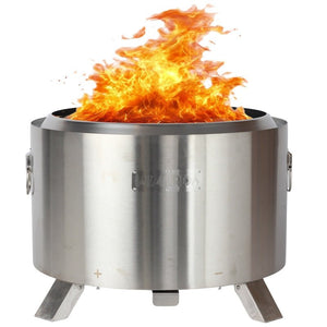 Jumbo Wizard Fire Pit - Silver